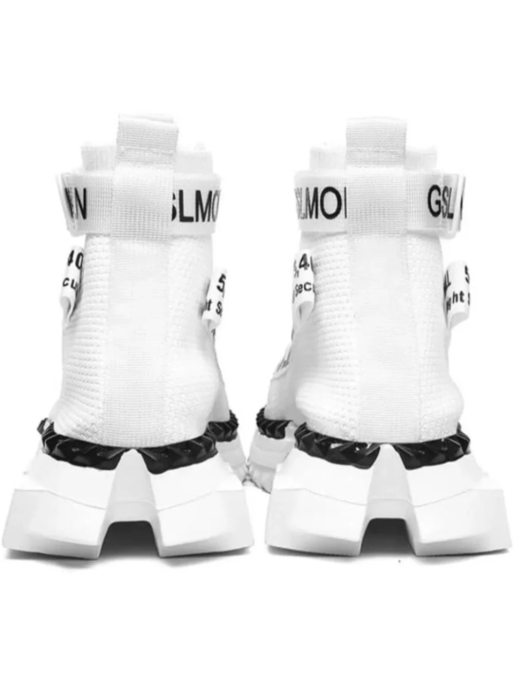 🆕Men's White High Top Sneakers Breathable Gym Athletic Running Walking Tennis